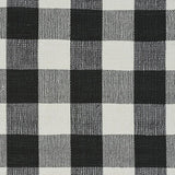 Schumacher Barnes Performance Check Black Fabric