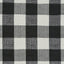 Schumacher Barnes Performance Check Black Fabric