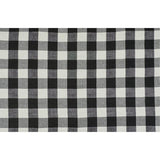 Schumacher Barnes Performance Check Black Fabric