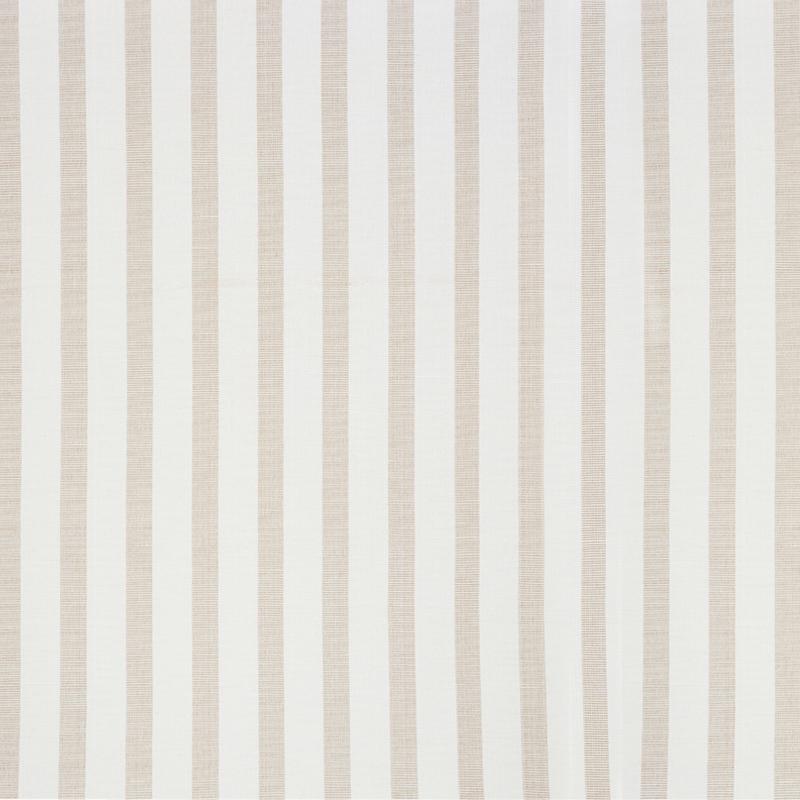 Schumacher Ketley Performance Stripe Natural Fabric