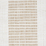 Schumacher Ketley Performance Stripe Natural Fabric