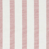 Schumacher Ketley Performance Stripe Red Fabric