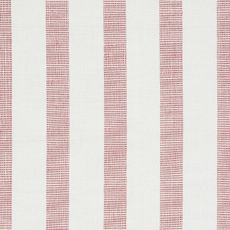 Schumacher Ketley Performance Stripe Red Fabric
