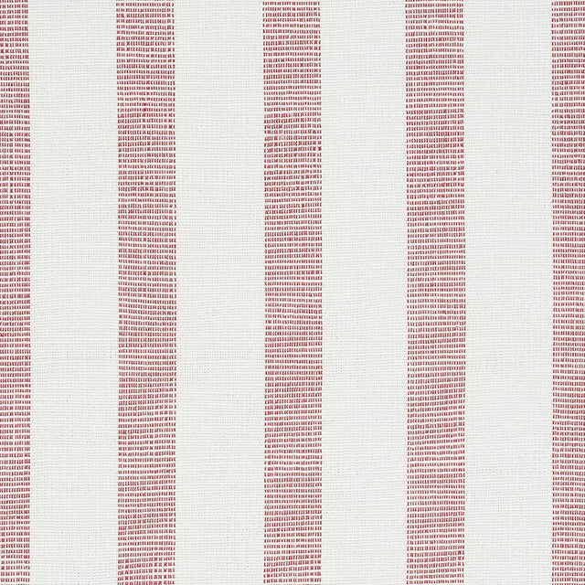 Schumacher Ketley Performance Stripe Red Fabric
