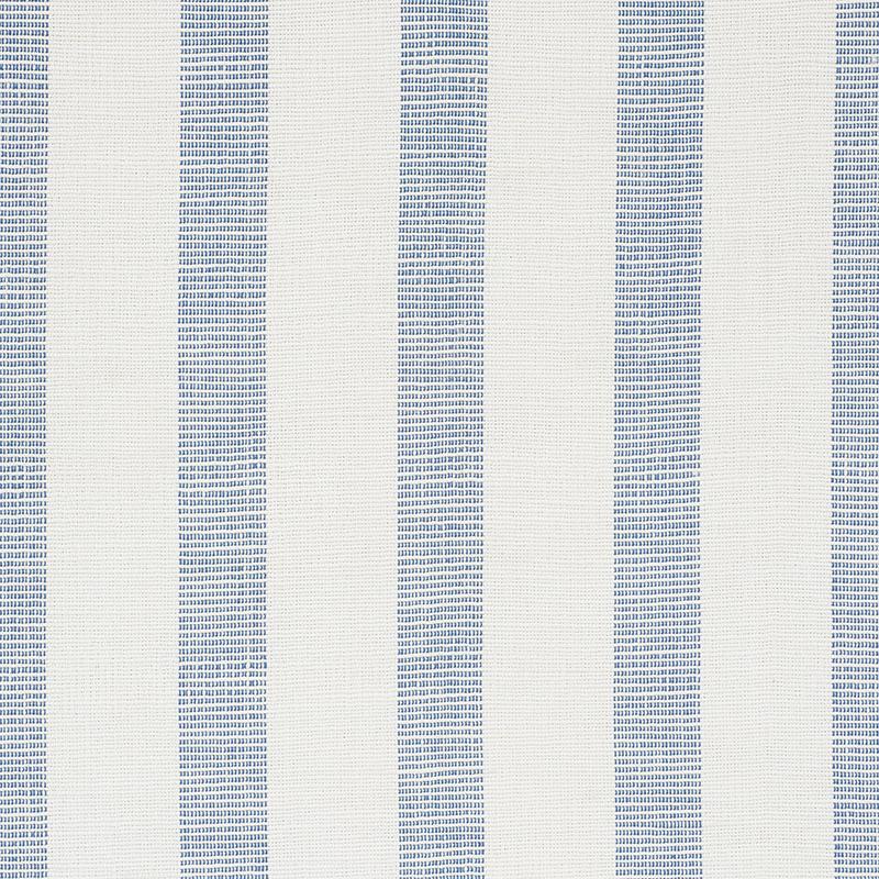 Schumacher Ketley Performance Stripe Blue Fabric
