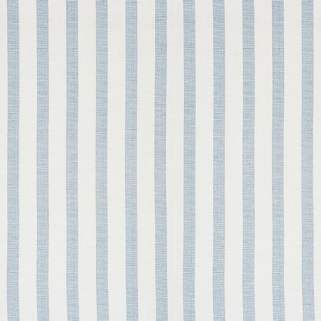 Schumacher Ketley Performance Stripe Blue Fabric