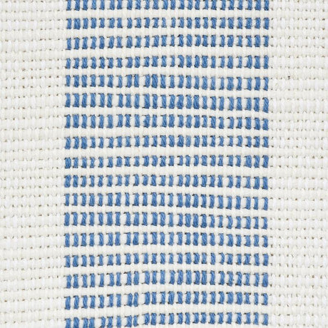 Schumacher Ketley Performance Stripe Blue Fabric
