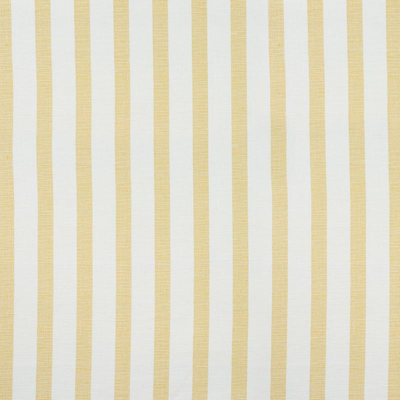 Schumacher Ketley Performance Stripe Yellow Fabric