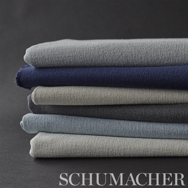 Schumacher Albert Performance Cotton Sky Fabric – DecoratorsBest