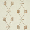 Schumacher Nicolette Embroidery Natural Fabric