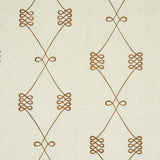 Schumacher Nicolette Embroidery Natural Fabric
