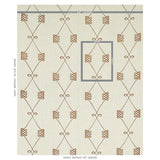 Schumacher Nicolette Embroidery Natural Fabric