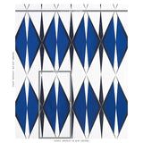 Schumacher Elvetico Cobalt Fabric