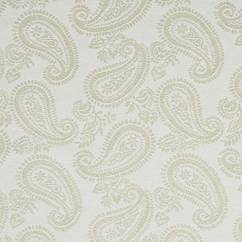 Schumacher Milena Paisley Natural Fabric