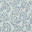 Schumacher Milena Paisley Sky Fabric