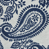 Schumacher Milena Paisley Blue Fabric