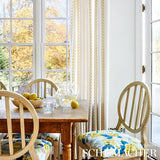 Schumacher Camile Embroidery Yellow Fabric