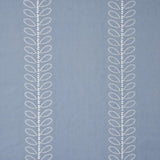 Schumacher Camile Embroidery Sky Fabric