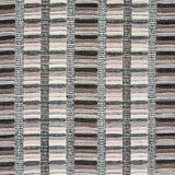 Schumacher Palopo Hand Woven Stripe Black Fabric