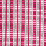 Schumacher Palopo Hand Woven Stripe Flamingo Fabric