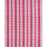 Schumacher Palopo Hand Woven Stripe Flamingo Fabric