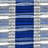 Schumacher Palopo Hand Woven Stripe Azul Fabric