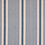 Schumacher Ipala Hand Woven Stripe Ocean Fabric