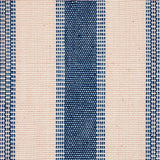 Schumacher Ipala Hand Woven Stripe Ocean Fabric