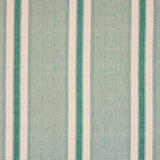 Schumacher Ipala Hand Woven Stripe Duck Egg Fabric