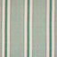 Schumacher Ipala Hand Woven Stripe Duck Egg Fabric