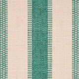 Schumacher Ipala Hand Woven Stripe Duck Egg Fabric