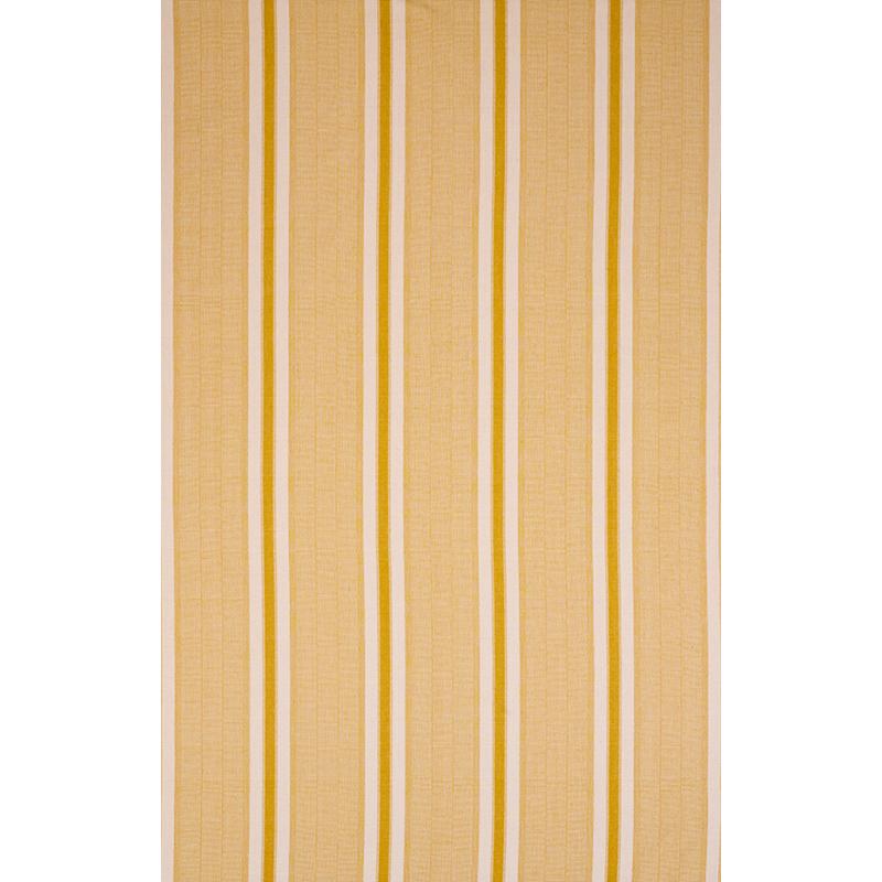 Schumacher Ipala Hand Woven Stripe Yellow Fabric