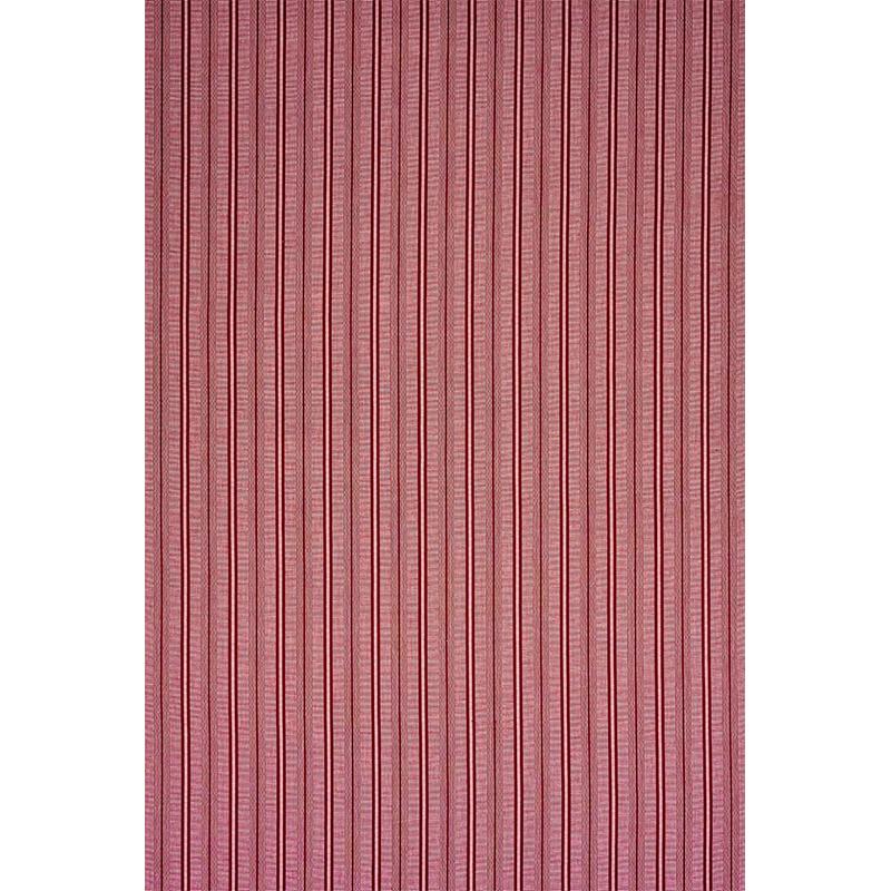 Schumacher Panan Hand Woven Stripe Claret Fabric