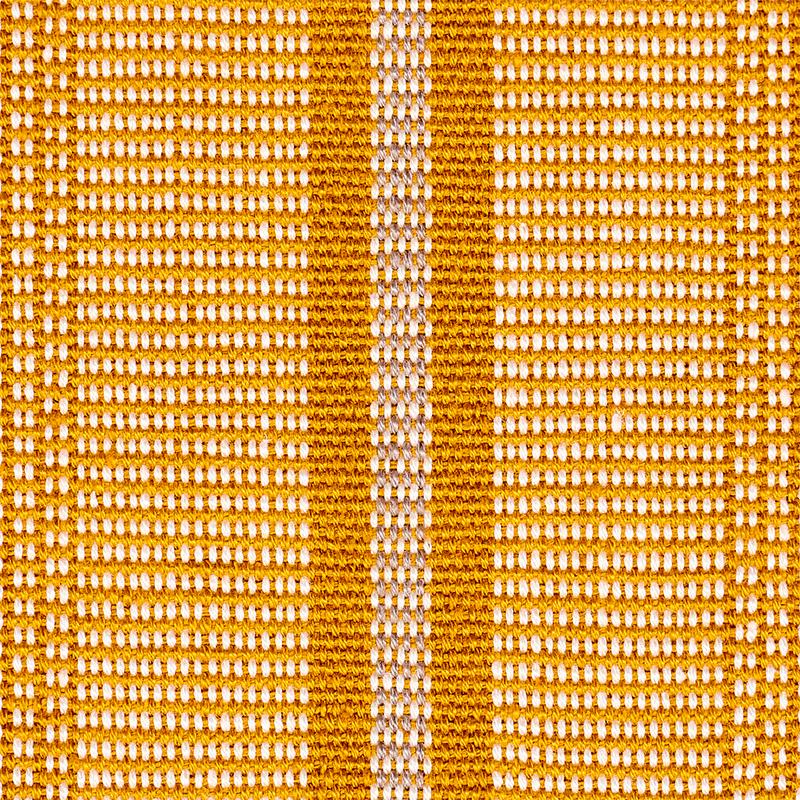 Schumacher Panan Hand Woven Stripe Mostaza Fabric