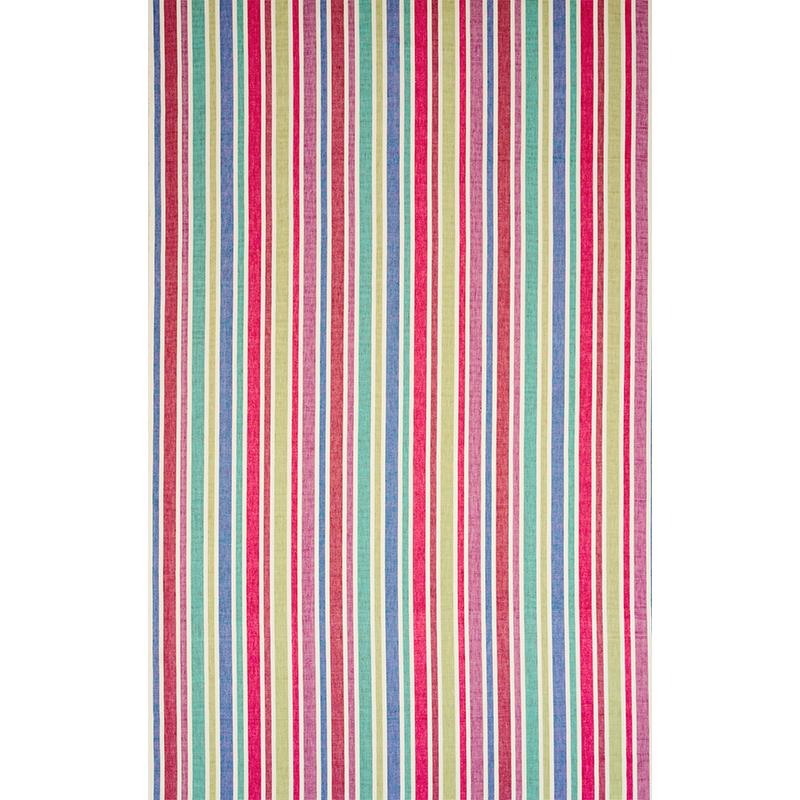 Schumacher Circo Hand Woven Stripe Carnival Fabric