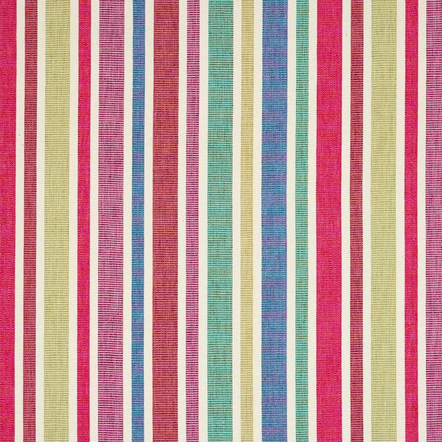 Schumacher Circo Hand Woven Stripe Carnival Fabric