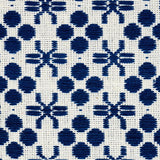 Schumacher Lempa Hand Woven Indigo Fabric