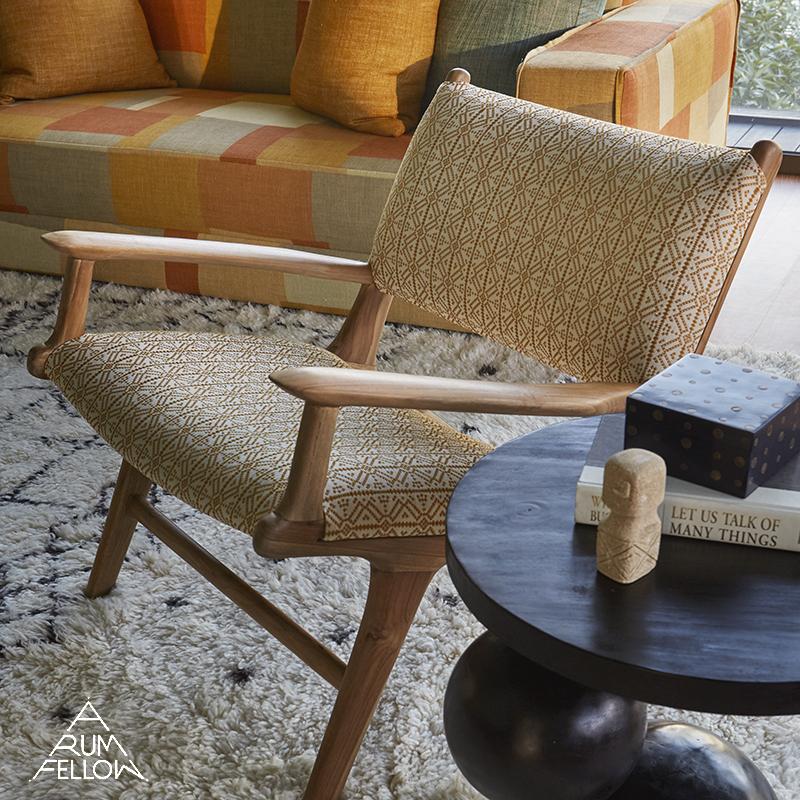 Schumacher Poxte Hand Woven Mostaza Fabric