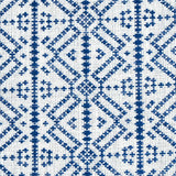 Schumacher Poxte Hand Woven Navy Fabric