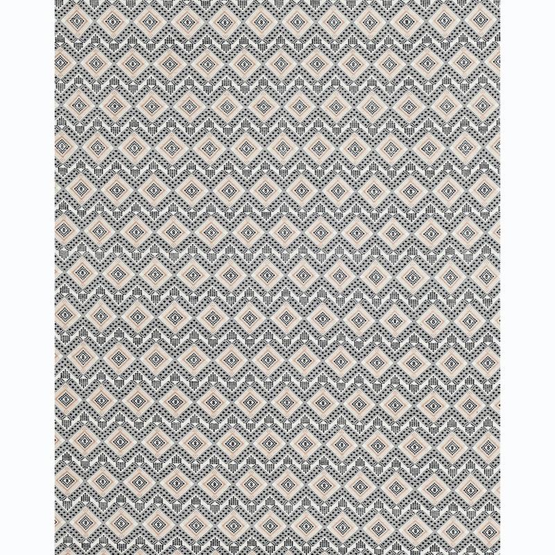 Schumacher Ocosito Hand Woven Black Fabric