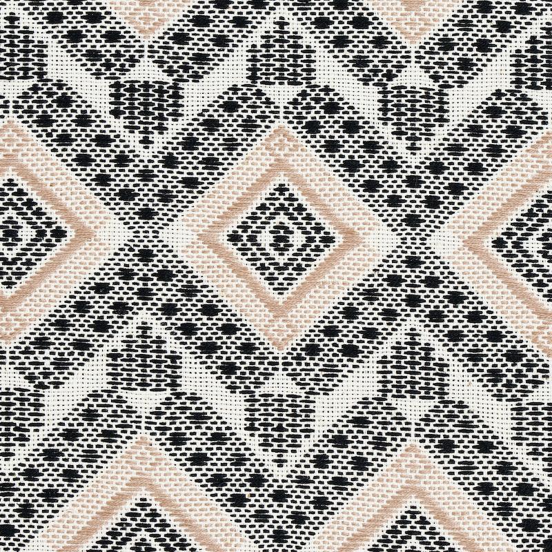 Schumacher Ocosito Hand Woven Black Fabric