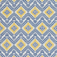 Schumacher Ocosito Hand Woven Blue Fabric