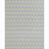 Schumacher Ocosito Hand Woven Blue Fabric