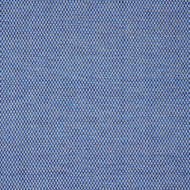 Schumacher Momo Hand Woven Texture Blue Fabric