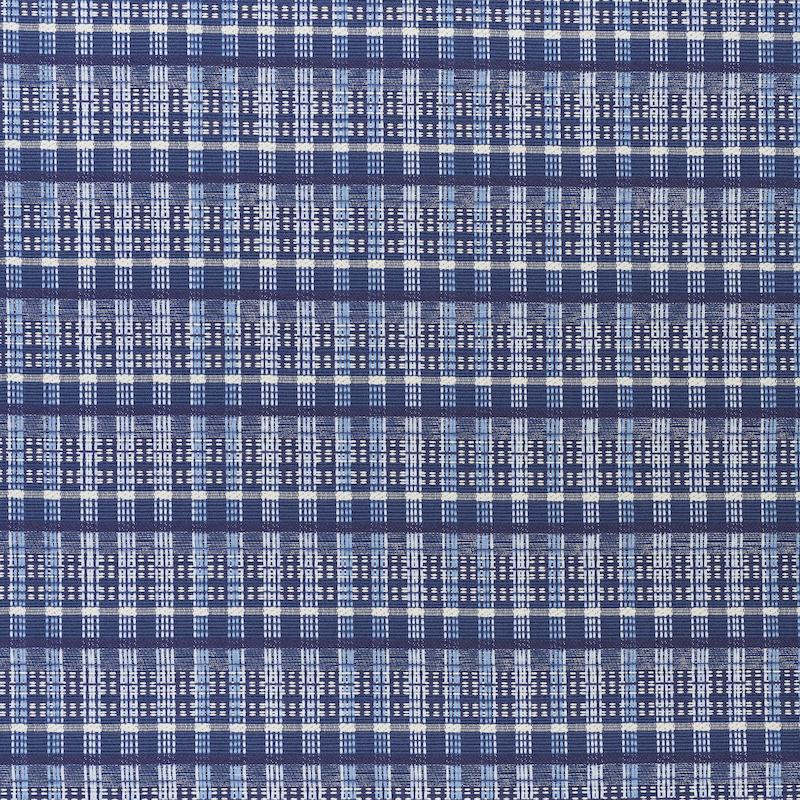 Schumacher Zealand Check Denim Fabric