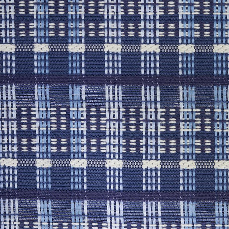 Schumacher Zealand Check Denim Fabric