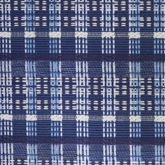 Schumacher Zealand Check Denim Fabric
