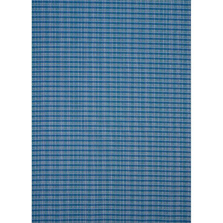 Schumacher Zealand Check Peacock Fabric