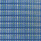Schumacher Zealand Check Peacock Fabric