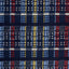 Schumacher Zealand Check Navy Multi Fabric